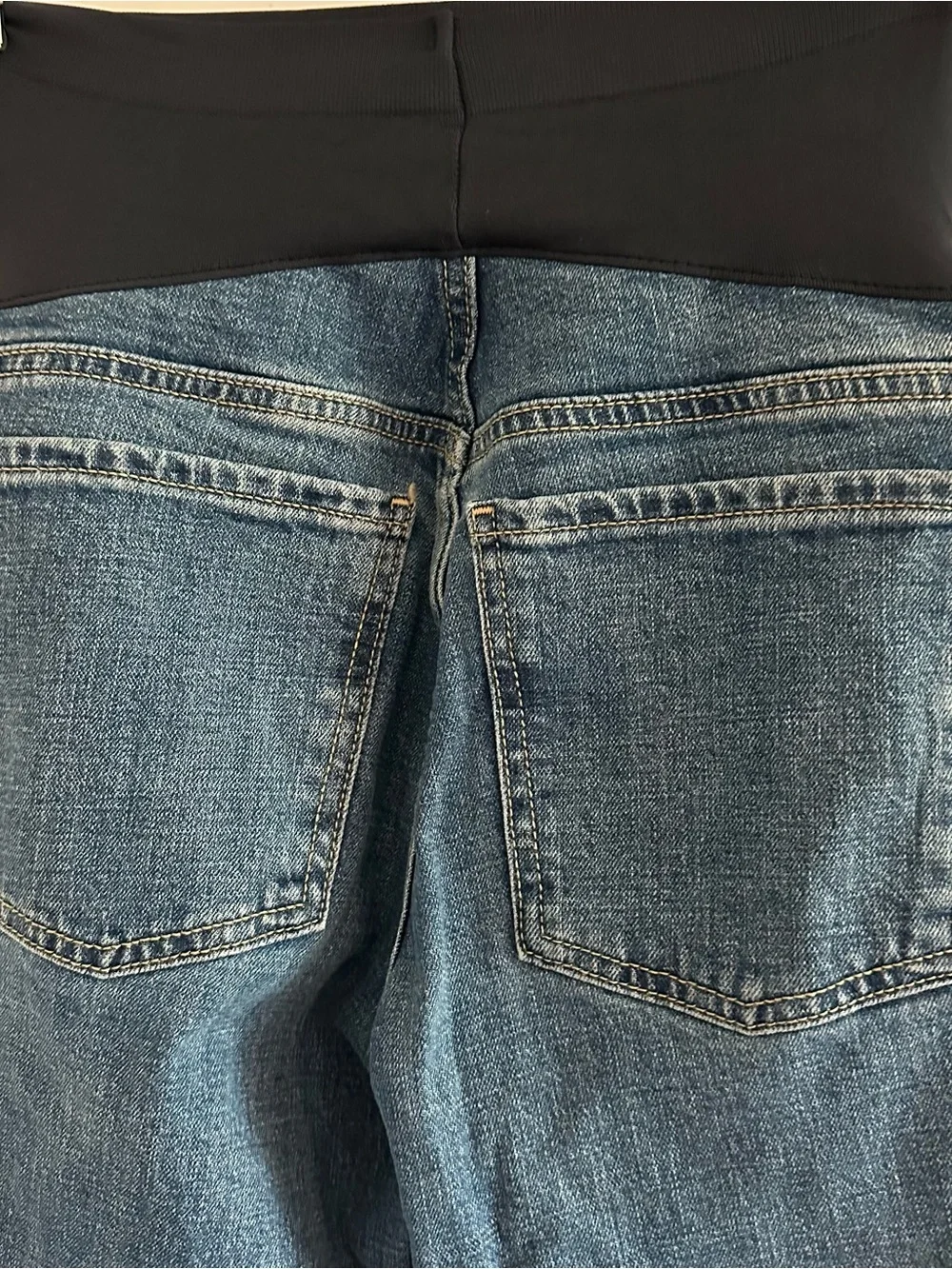 Old navy Maternity Full Panel Barrel Ankle Jeans in pansy size 6